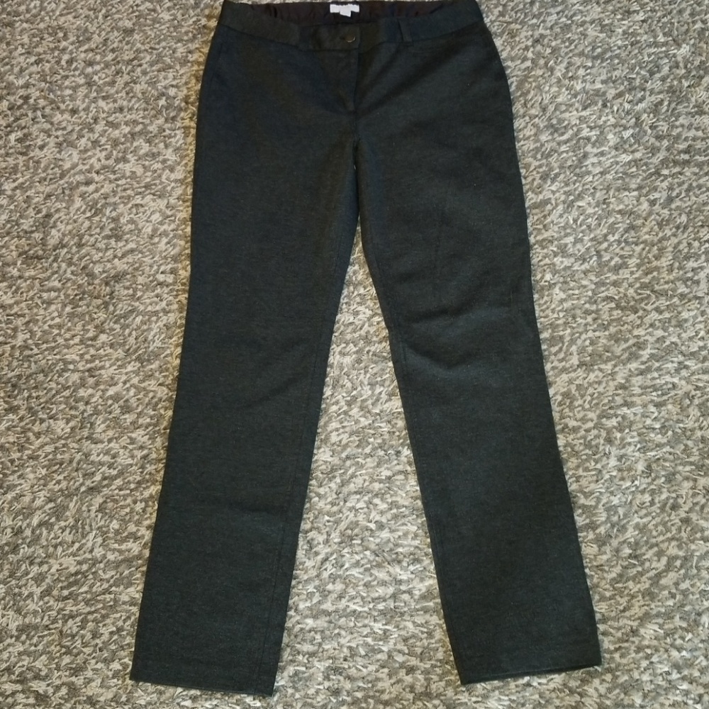 Dark grey linen pants